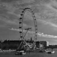 Buy canvas prints of  London Eye by Simon Hackett