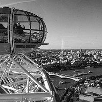 Buy canvas prints of Top of the London Eye by Simon Hackett