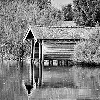 Buy canvas prints of The Boathouse by Simon Hackett