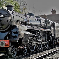 Buy canvas prints of Steam Engine Camelot by Simon Hackett