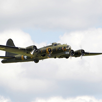 Buy canvas prints of   B17 Sally B by Andy Stringer