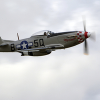 Buy canvas prints of   Mustang P51 usa Military @ Flying Machines show  by Andy Stringer