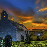 Buy canvas prints of Chapel At Sunrise  by William Duggan