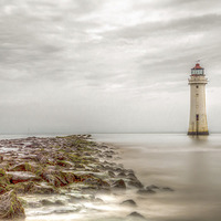 Buy canvas prints of  Perch Rock Lighthouse  by William Duggan