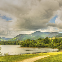Buy canvas prints of  The Path To Derwentwater by William Duggan