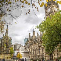 Buy canvas prints of  Albert Square Manchester by William Duggan