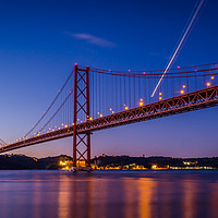 Buy canvas prints of The Lisbon Bridge  by William Duggan