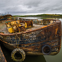 Buy canvas prints of Old Galway Fishing Boat by William Duggan