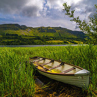 Buy canvas prints of Glencar  fishing Boat by William Duggan