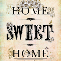 Buy canvas prints of  Home Sweet Home by Chloe Ozwell