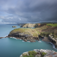 Buy canvas prints of  Tintagel View by Chris Mann