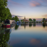 Buy canvas prints of  An evening along the thames by Gopal Krishnan