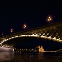 Buy canvas prints of St Katherine's Bridge over the Blue Danube by steven kilmartin