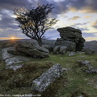 Buy canvas prints of Dartmoor sunset by Andrew Ray