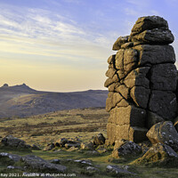 Buy canvas prints of Morning light (Hound Tor) by Andrew Ray
