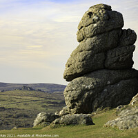 Buy canvas prints of Towards Hound Tor (Saddle Tor) by Andrew Ray