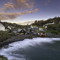 Buy canvas prints of Cadgwith Cove at sunrise by Andrew Ray