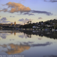 Buy canvas prints of Truro sunrise reflections by Andrew Ray