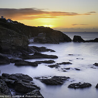 Buy canvas prints of Lizard Point at sunrise  by Andrew Ray
