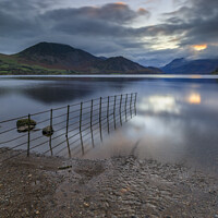 Buy canvas prints of Sunrise over Ennerdale Water by Andrew Ray