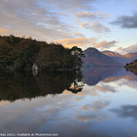Buy canvas prints of Late light (Wastwater) by Andrew Ray