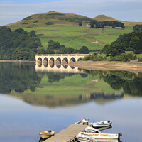 Buy canvas prints of Ladybower reflections by Andrew Ray