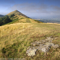 Buy canvas prints of Towards the summit of The Lawley  by Andrew Ray