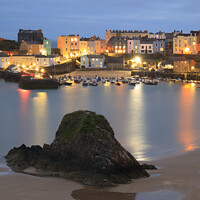 Buy canvas prints of Tenby Twilight by Andrew Ray
