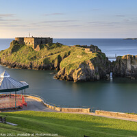 Buy canvas prints of Above the bandstand (Tenby)  by Andrew Ray
