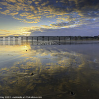 Buy canvas prints of Reflections at Saltburn-by-the-Sea by Andrew Ray