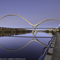 Buy canvas prints of Infinity Bridge reflections  by Andrew Ray