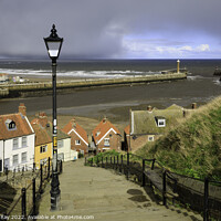 Buy canvas prints of 199 Steps view (Whitby) by Andrew Ray
