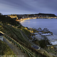 Buy canvas prints of Scarborough twilight by Andrew Ray