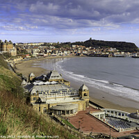 Buy canvas prints of South Bay at Scarborough copy by Andrew Ray