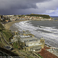 Buy canvas prints of Above the spa (Scarborough)  by Andrew Ray