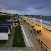 Buy canvas prints of Twilight at Bridlington by Andrew Ray