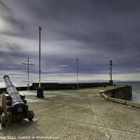Buy canvas prints of Bridlington North Pier by Andrew Ray