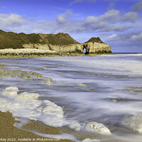 Buy canvas prints of Thornwick Bay  by Andrew Ray