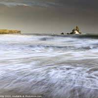 Buy canvas prints of Evening at Broad Haven  by Andrew Ray