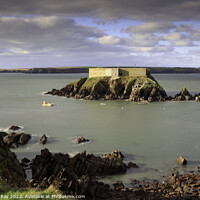 Buy canvas prints of Thorn Island Fort  by Andrew Ray
