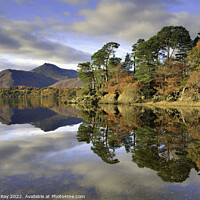 Buy canvas prints of Autumn reflections (Friar's Crag) by Andrew Ray