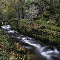 Buy canvas prints of Gunpowder workings at Kennall Vale  by Andrew Ray