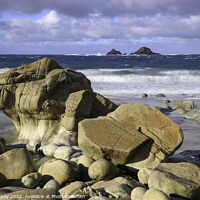 Buy canvas prints of Morning at Porth Nanven  by Andrew Ray