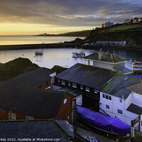 Buy canvas prints of Winter morning (Mevagissey) by Andrew Ray
