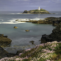 Buy canvas prints of Morning at Godrevy  by Andrew Ray