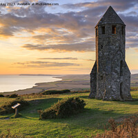 Buy canvas prints of Late light at St. Catherine's Oratory by Andrew Ray