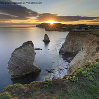 Buy canvas prints of Towards the setting sun (Freshwater Bay) by Andrew Ray