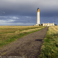 Buy canvas prints of Towards Barns Ness Lighthouse by Andrew Ray