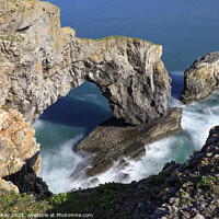 Buy canvas prints of Above The Green Bridge of Wales  by Andrew Ray