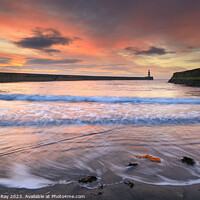 Buy canvas prints of Sunrise at Seaham Harbour by Andrew Ray